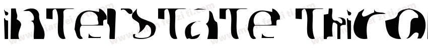 interstate thiconden字体转换